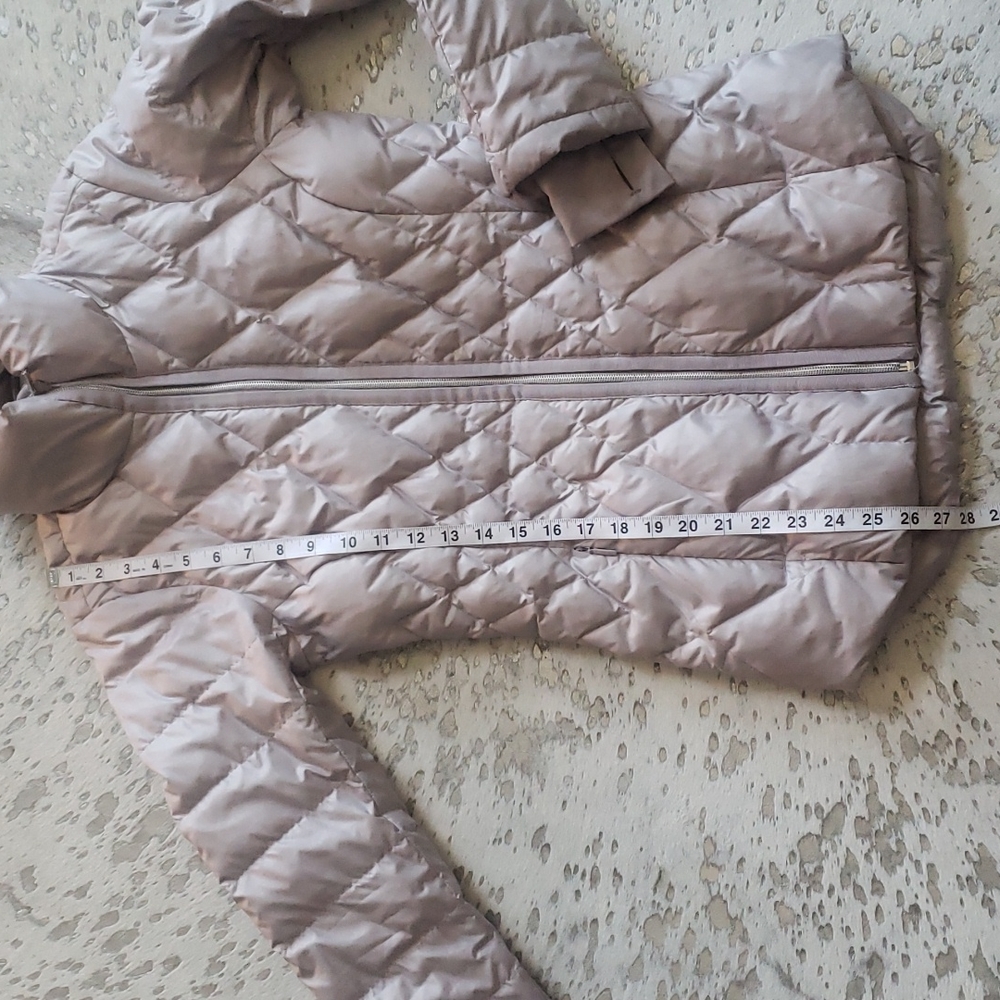 Athleta Responsible Down Jacket Pebble Gray Szxxs - image 8